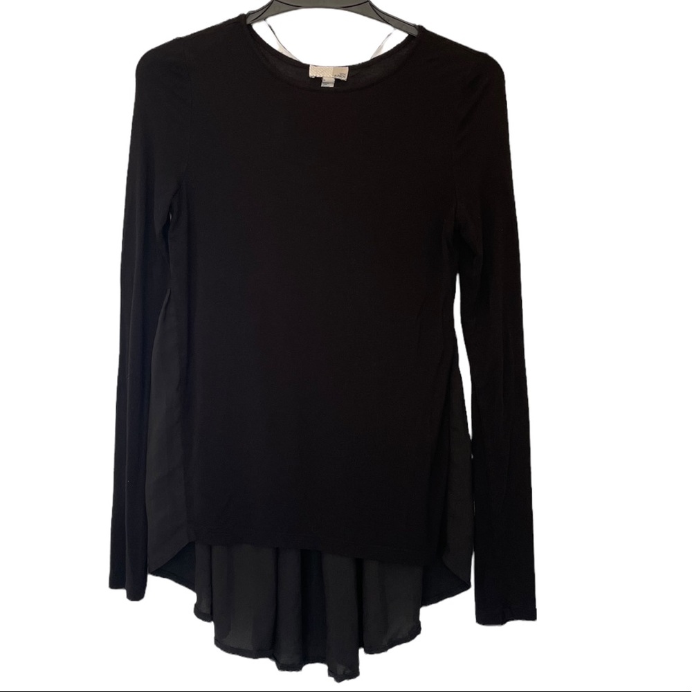 14th & Union Peplum Back Tunic Peasant Top Sz S
